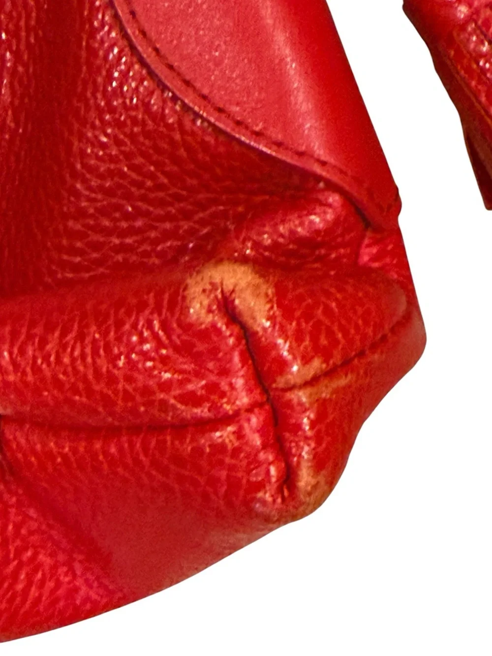 Rebecca Minkoff Red Pebbled Leather Crossbody Bag